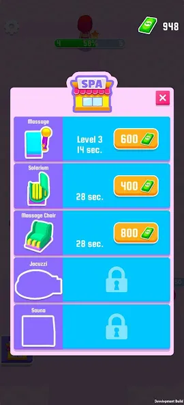 IDLE Spa Salon - 3D Arcade (Айдл Спа Салон) [МОД: Все открыто, Дополнительные деньги и Меню MOD] Screenshot 5
