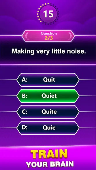 Spelling Quiz - Word Trivia (Спеллинг Квиз) [МОД: Много монет, Открытые уровни и Мега MOD] Screenshot 2