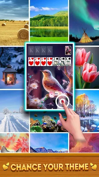 Spider Solitaire Card Game [МОД: Деньги, Монеты и Меню MOD] Screenshot 3