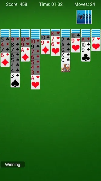 Spider Solitaire - Card Games [МОД: Много денег, Монет и Все открыто] Screenshot 3