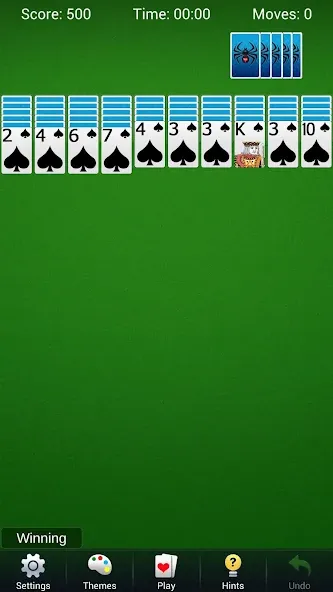 Spider Solitaire - Card Games [МОД: Много денег, Монет и Все открыто] Screenshot 4