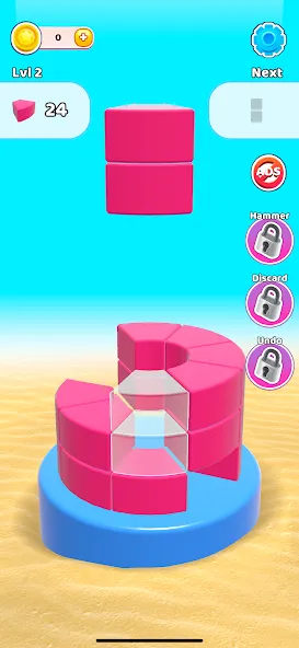 Color Wall 3D: Brain Puzzle (Цветная стена 3D) [МОД: Много монет, Открытые уровни и Мега MOD] Screenshot 1