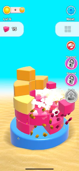 Color Wall 3D: Brain Puzzle (Цветная стена 3D) [МОД: Много монет, Открытые уровни и Мега MOD] Screenshot 2