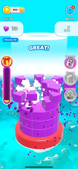 Color Wall 3D: Brain Puzzle (Цветная стена 3D) [МОД: Много монет, Открытые уровни и Мега MOD] Screenshot 4