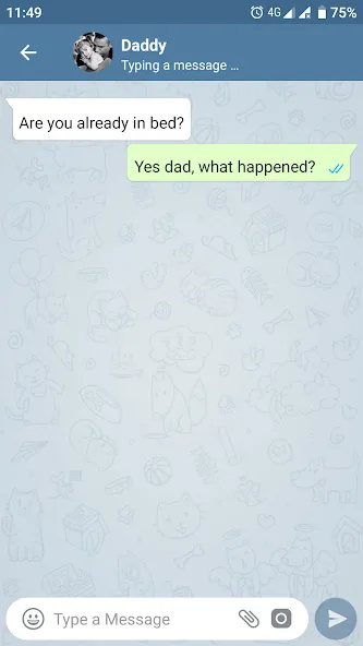 Fake Chat Messenger — TeleFake [МОД: Деньги, Монеты и Меню MOD] Screenshot 2