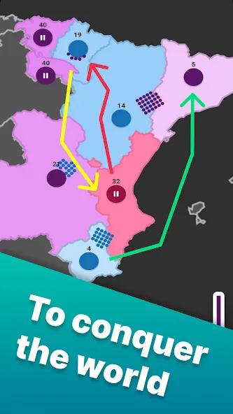 Territory games: tactics war (Тактикс ио) [МОД: Бесконечные деньги, Монеты и Мега MOD] Screenshot 2