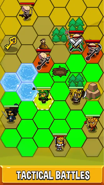 Five Heroes: The King's War (Файв Хироес) [МОД: Бесконечные деньги, Монеты и Мега MOD] Screenshot 5