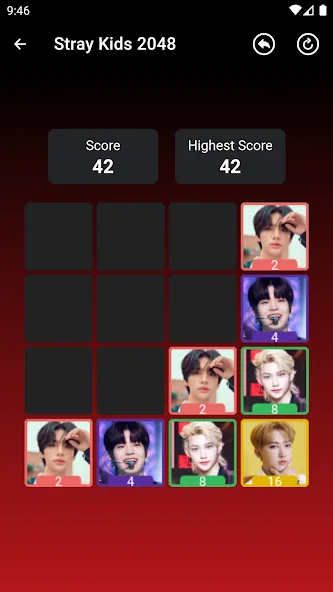 Stray Kids 2048 Game (Стрей Кидз 2048 игра) [MOD: Premium/Unlocked] - Скриншот 3