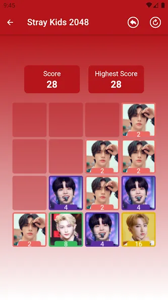 Stray Kids 2048 Game (Стрей Кидз 2048 игра) [MOD: Premium/Unlocked] - Скриншот 4