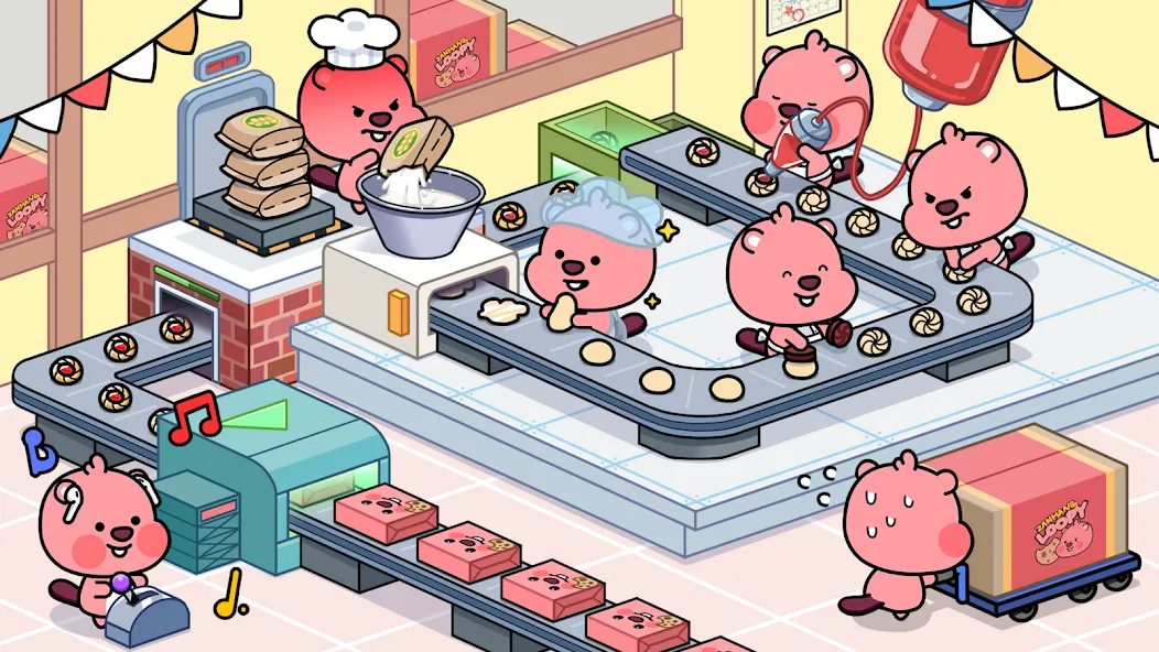 Zanmang Loopy : Idle Tycoon (Занманг Лупи) [МОД: Много денег, Монет и Все открыто] Screenshot 1