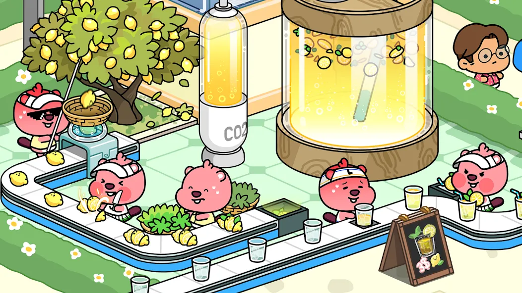 Zanmang Loopy : Idle Tycoon (Занманг Лупи) [МОД: Много денег, Монет и Все открыто] Screenshot 3
