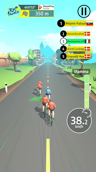 Tour de France Cycling Legends (Циклинг Легенды) [МОД: Бесконечные деньги, Монеты и Мега MOD] Screenshot 1