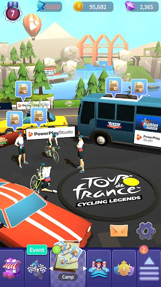 Tour de France Cycling Legends (Циклинг Легенды) [МОД: Бесконечные деньги, Монеты и Мега MOD] Screenshot 3