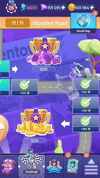 Tour de France Cycling Legends (Циклинг Легенды) [МОД: Бесконечные деньги, Монеты и Мега MOD] Screenshot 5