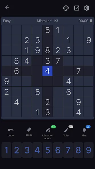 Sudoku — Classic Sudoku Puzzle [MOD: Mega Mod/Меню] - Скриншот 2
