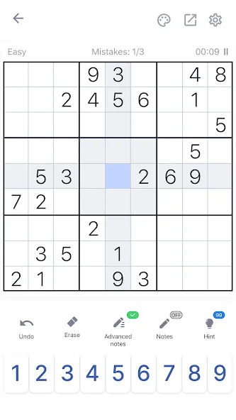 Sudoku — Classic Sudoku Puzzle [MOD: Mega Mod/Меню] - Скриншот 4