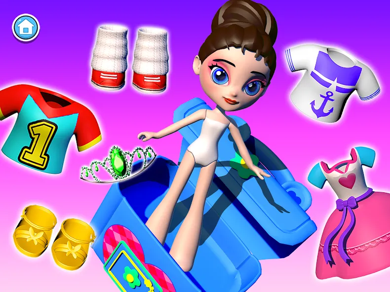 Doll Unbox! Fun Unboxing Games [МОД: Деньги, Монеты и Меню MOD] Screenshot 2