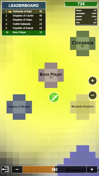 Territorial.io [МОД: Много монет, Открытые уровни и Мега MOD] Screenshot 1