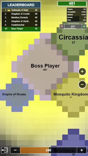 Territorial.io [МОД: Много монет, Открытые уровни и Мега MOD] Screenshot 2