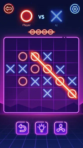 Tic Tac Toe 2 Player: XOXO [МОД: Много денег, Монет и Все открыто] Screenshot 2