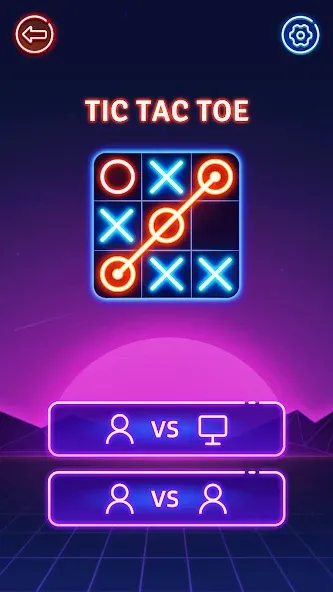 Tic Tac Toe 2 Player: XOXO [МОД: Много денег, Монет и Все открыто] Screenshot 3