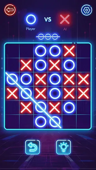OX Game - XOXO · Tic Tac Toe [МОД: Много денег, Монет и Все открыто] Screenshot 3