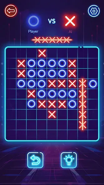 OX Game - XOXO · Tic Tac Toe [МОД: Много денег, Монет и Все открыто] Screenshot 5