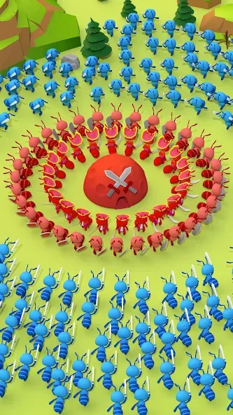 Ant Fight: Conquer the Tower [МОД: Меню, Бесконечные монеты и Открытые уровни] Screenshot 4