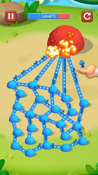Ant Fight: Conquer the Tower [МОД: Меню, Бесконечные монеты и Открытые уровни] Screenshot 5