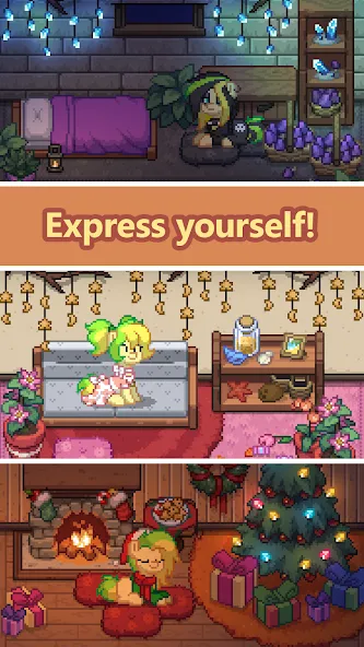 Pony Town - Social MMORPG (Пони Таун) [МОД: Меню, Бесконечные монеты и Открытые уровни] Screenshot 5
