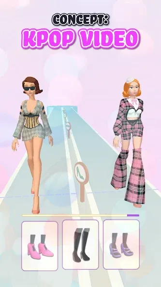 Fashion Battle - Dress up game (Фэшнбатл) [МОД: Меню, Бесконечные монеты и Открытые уровни] Screenshot 1