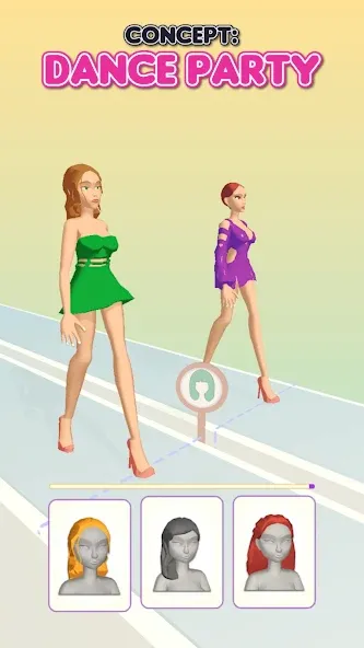Fashion Battle - Dress up game (Фэшнбатл) [МОД: Меню, Бесконечные монеты и Открытые уровни] Screenshot 2