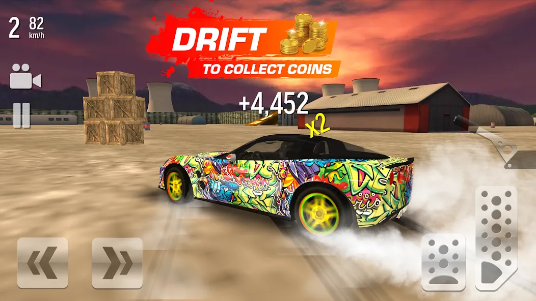 Drift Max - Car Racing (Дрифт Макс) [МОД: Много монет, Открытые уровни и Мега MOD] Screenshot 1