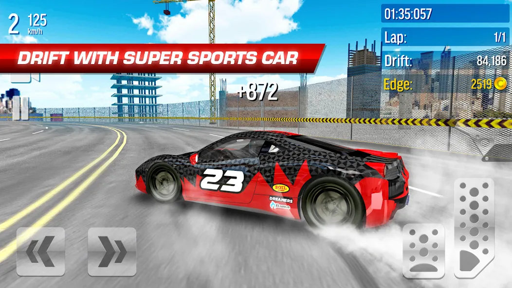 Drift Max City (Дрифт Макс Сити) [МОД: Меню, Бесконечные монеты и Открытые уровни] Screenshot 1