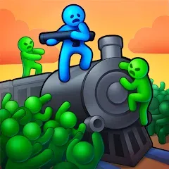 Скачать Train Defense: Zombie Game (Трейн Дефенс) [МОД: Бесконечные деньги, Монеты и Мега MOD] | Взлом Train Defense: Zombie Game на Андроид