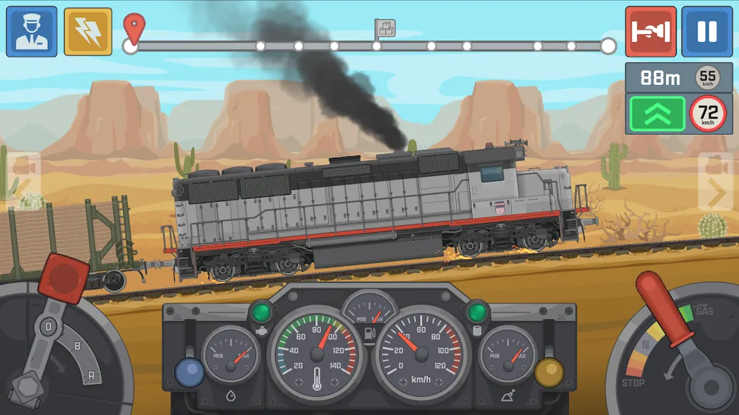 Train Simulator: Railroad Game (Трейн Симулятор) [МОД: Много денег, Монет и Все открыто] Screenshot 1