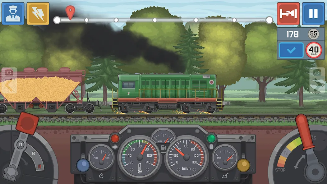 Train Simulator: Railroad Game (Трейн Симулятор) [МОД: Много денег, Монет и Все открыто] Screenshot 4