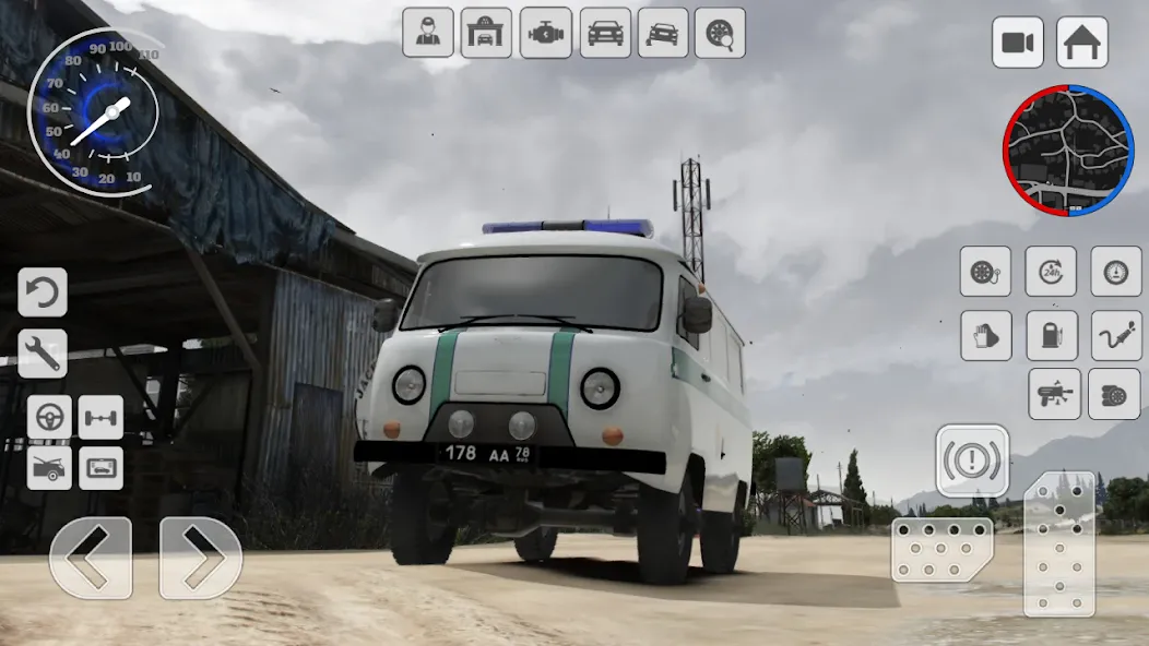 UAZ Loaf: Special vehicle 4x4 [МОД: Меню, Бесконечные монеты и Открытые уровни] Screenshot 1