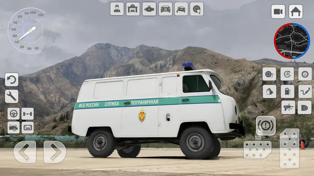 UAZ Loaf: Special vehicle 4x4 [МОД: Меню, Бесконечные монеты и Открытые уровни] Screenshot 3