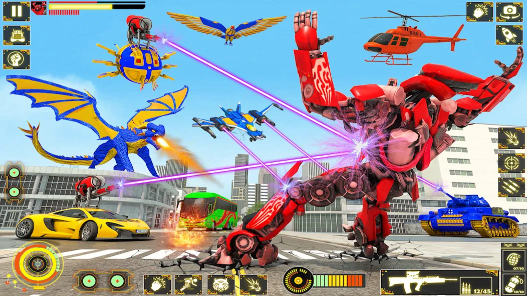 Snake Car Robot Transformation (Снейк Кар Робот Трансформейшн) [MOD: Разблокировано] - Скриншот 4