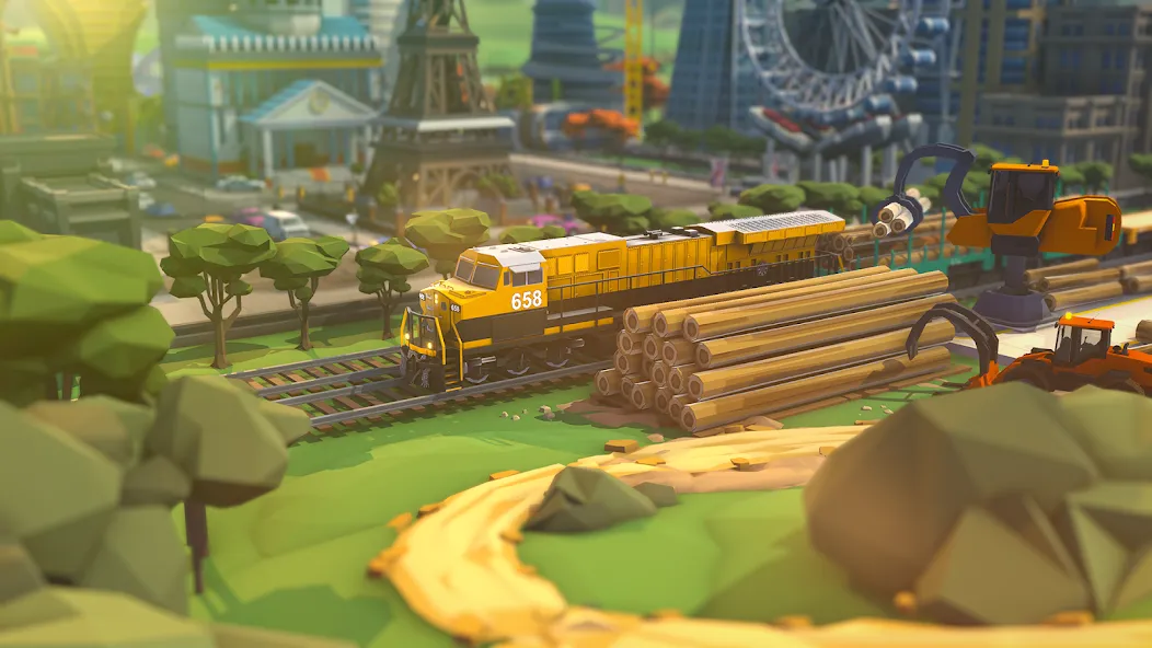 Transport Tycoon Empire: City (Транспорт Тайкун Империя) [МОД: Много денег, Монет и Все открыто] Screenshot 3