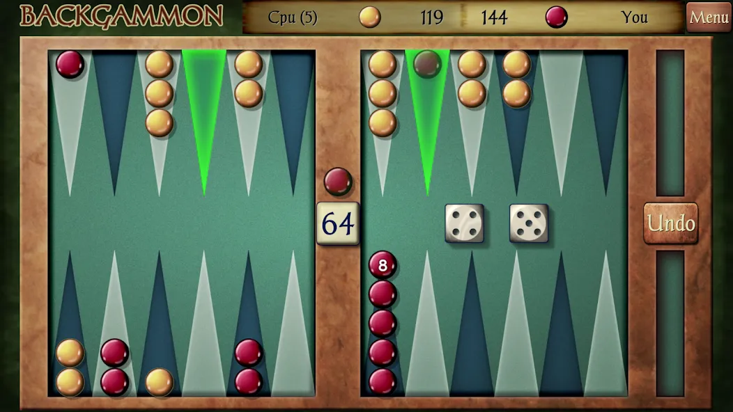 Backgammon (Бэкгаммон) [МОД: Бесконечные деньги, Монеты и Мега MOD] Screenshot 1