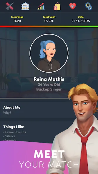 Life Simulator 3 - Real Life (Лайф Симулятор 3) [МОД: Деньги, Монеты и Меню MOD] Screenshot 3