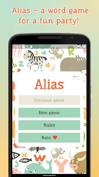 Alias – explain a word [МОД: Меню, Бесконечные монеты и Открытые уровни] Screenshot 1