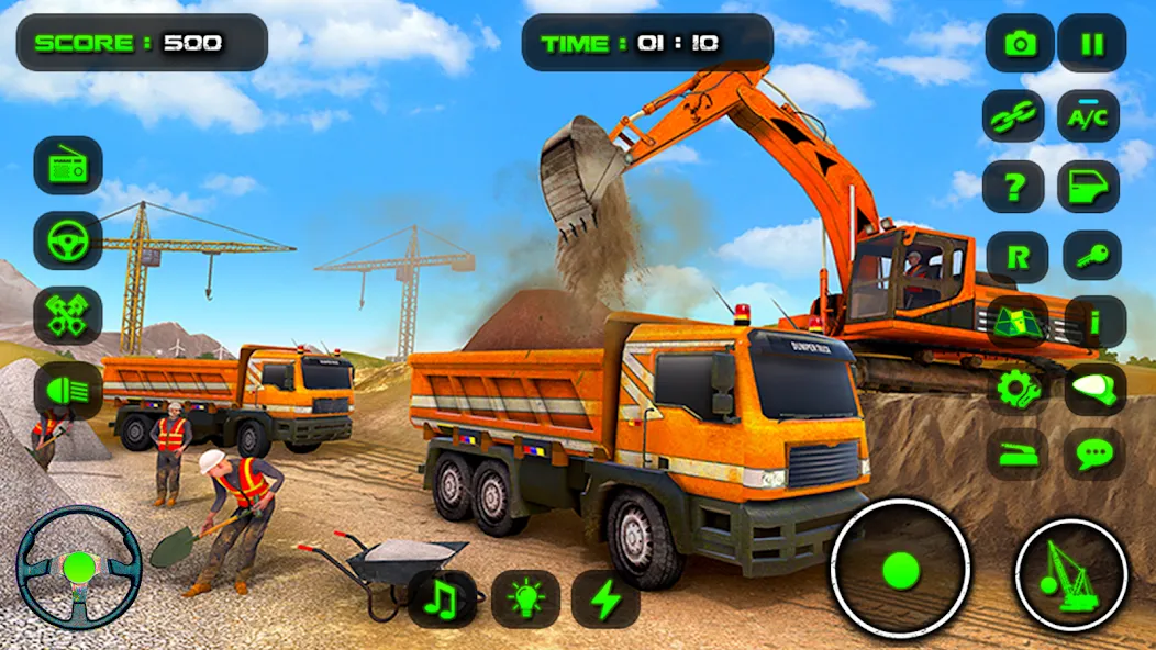 City Construction: Sand Games [МОД: Много денег, Монет и Все открыто] Screenshot 1