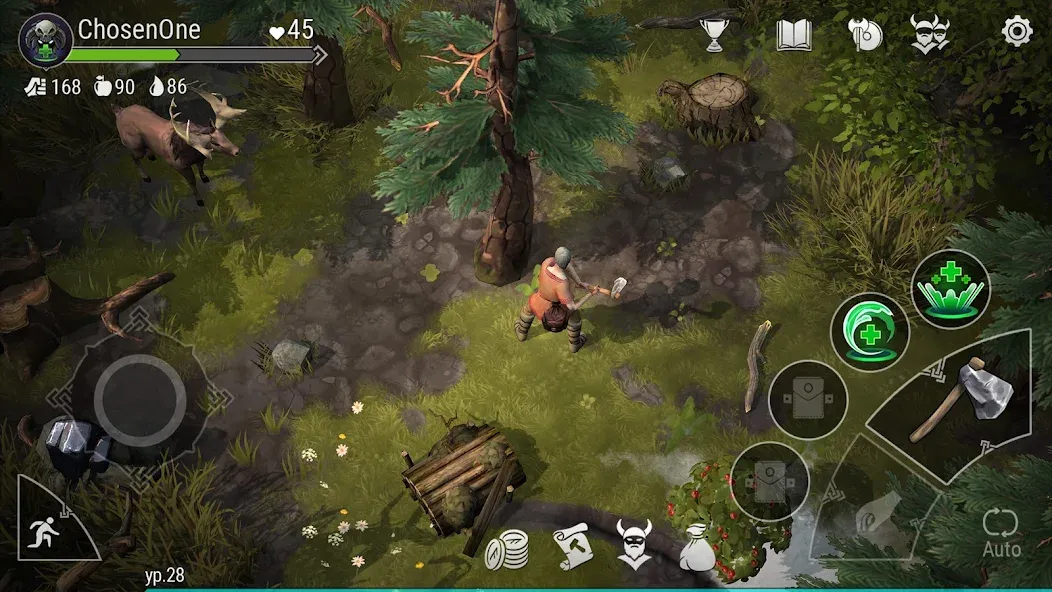 Frostborn: Action RPG (Фростборн) [МОД: Много денег, Монет и Все открыто] Screenshot 1