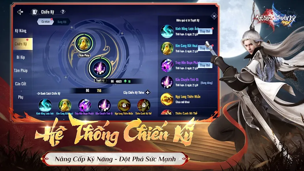 Võ Lâm Truyền Kỳ MAX [МОД: Много денег, Монет и Все открыто] Screenshot 4