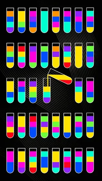 SortPuz 3D: Water Color Sort (СортПаз 3Д) [МОД: Все открыто, Дополнительные деньги и Меню MOD] Screenshot 1