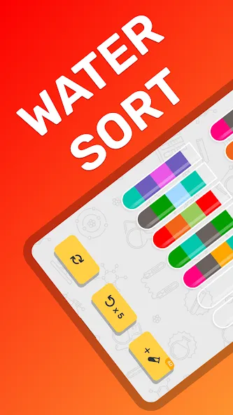 Water Sort Puzzle Color Game [МОД: Меню, Бесконечные монеты и Открытые уровни] Screenshot 1