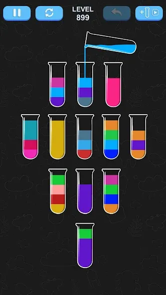 Water Sort Puzzle (Уотер Сорт Пазл) [МОД: Много денег, Монет и Все открыто] Screenshot 2
